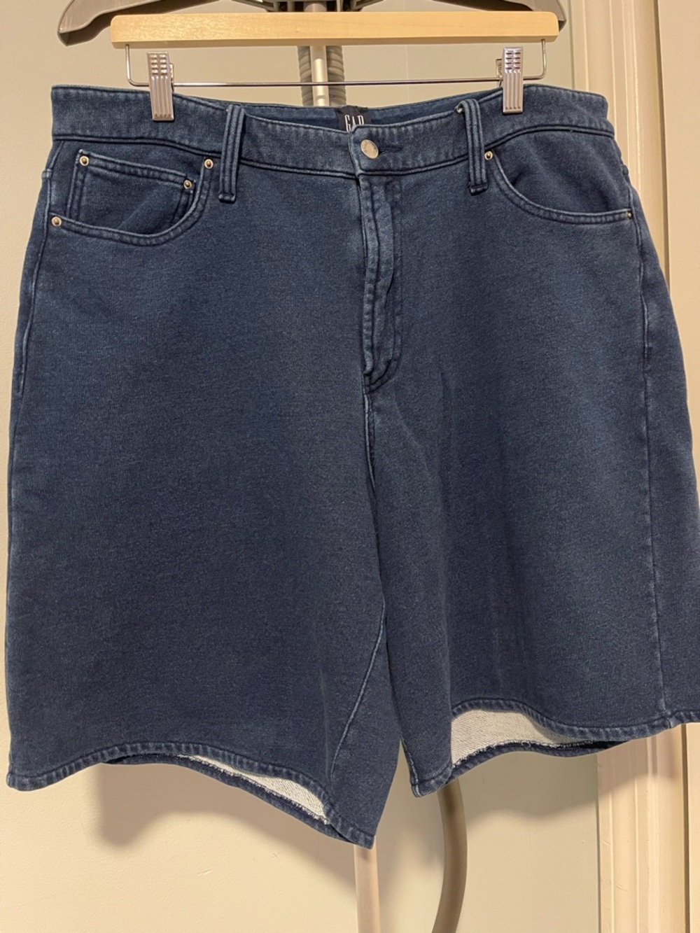GAP Blue Loose Fit Denim Shorts